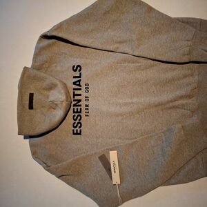 Essentials DARK Oatmeal Hoodie